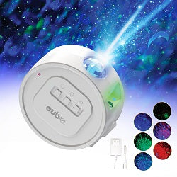 Star Galaxy Starry Sky LED Projector Lamp Rotating Night Light Colorful Nebula Cloud Lamp For Kids Adults Bedroom